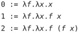 Expression for Church numerals in lambda calculus
